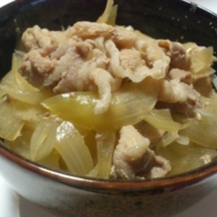 煮るだけ♪簡単豚丼♪